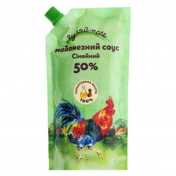 Майонезный соус Family 50% – Дой-пак – 19,4 унции (550 г)